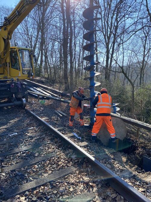 Bildergalerie Impressionen Baustelle Unwetterschäden